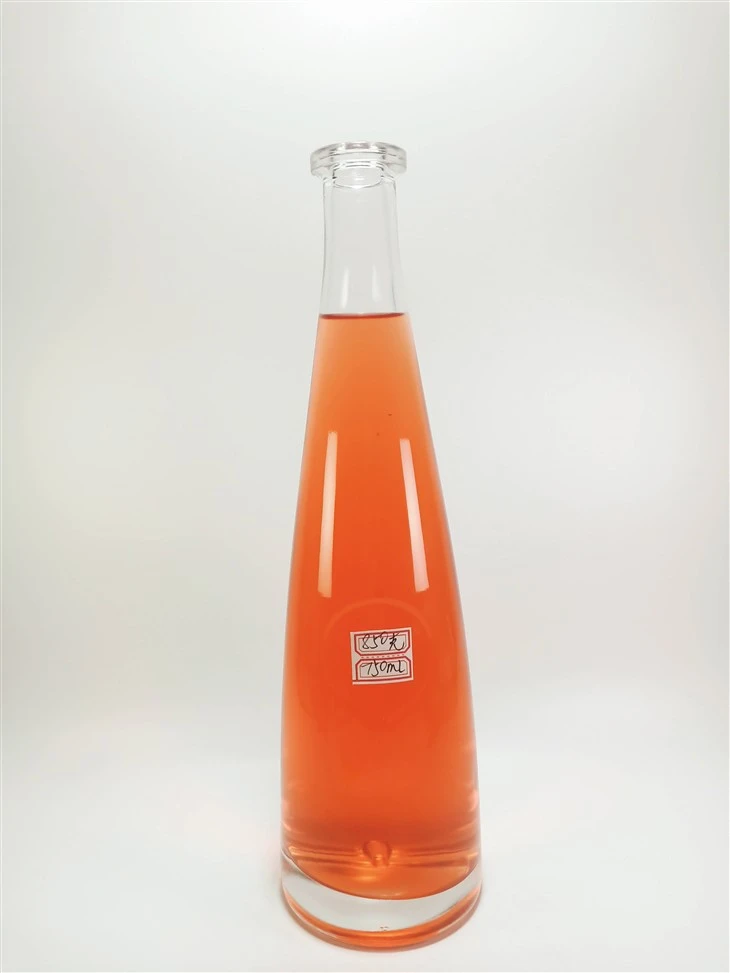 750ml Cork Vodka Spirits Glass Bottles